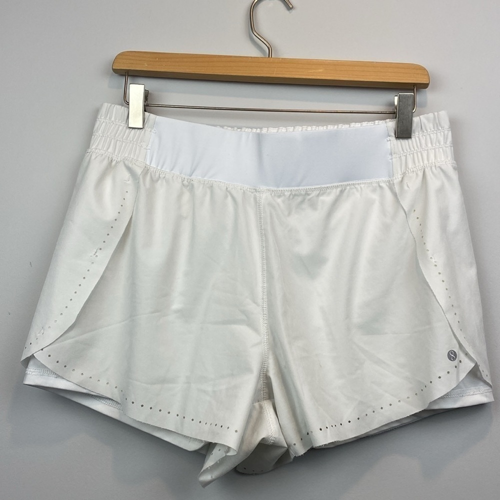 Layer 8 • quick dry perforated athletic shorts